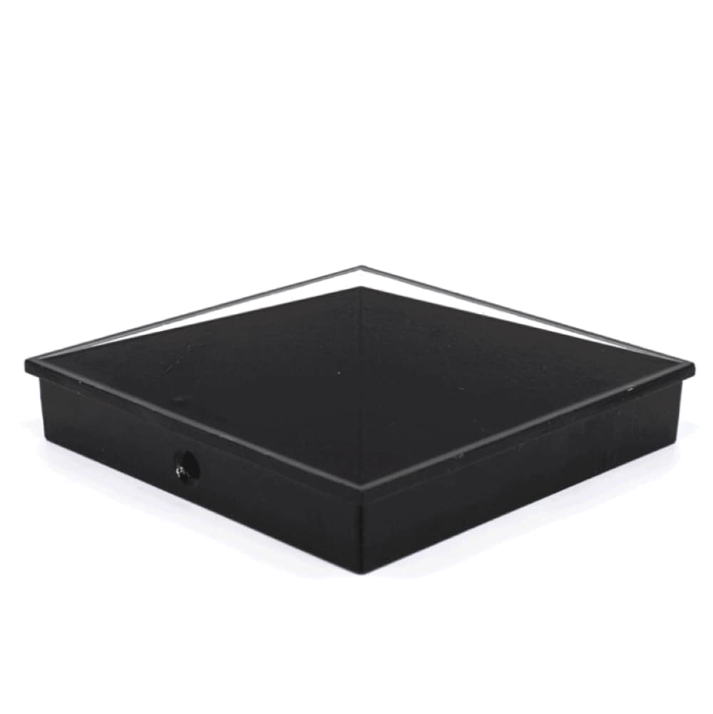 TITAN BUILDING PRODUCTS 4-in x 4-in Post caps Black Aluminum Deck Post Cap
