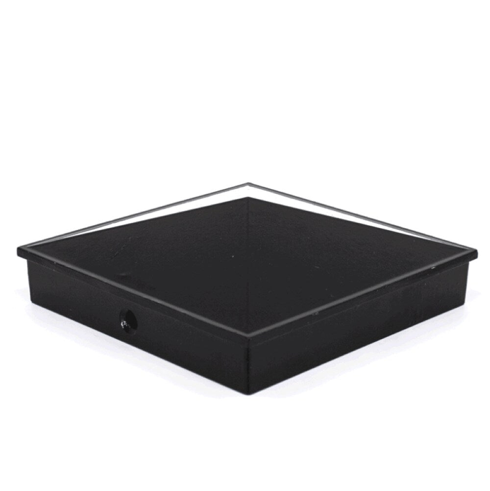 TITAN BUILDING PRODUCTS 6-in x 6-in Post caps Black Aluminum Deck Post Cap