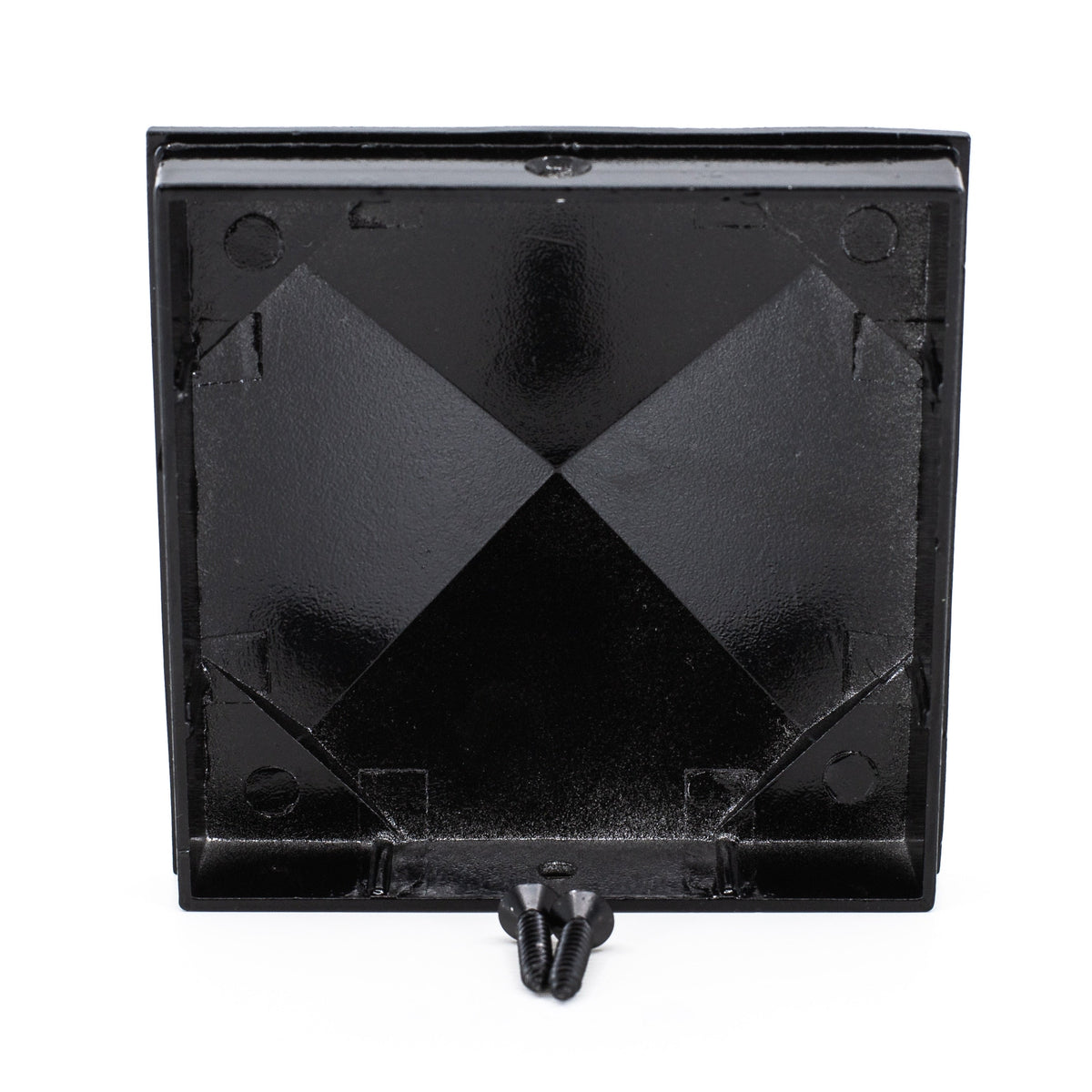 TITAN BUILDING PRODUCTS 4-in x 4-in Post caps Black Aluminum Deck Post Cap