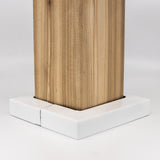 TITAN BUILDING PRODUCTS 4-in x 4-in White Metal Deck Post Base Trim