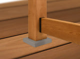 TITAN BUILDING PRODUCTS 4-in x 4-in White Metal Deck Post Base Trim