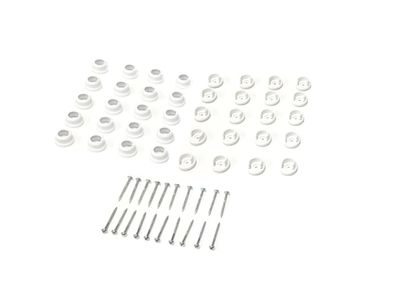 TITAN BUILDING PRODUCTS 3/4-in x 25-in Snap'n Lock Balusters White Plastic Round Deck Baluster (10-Pack)