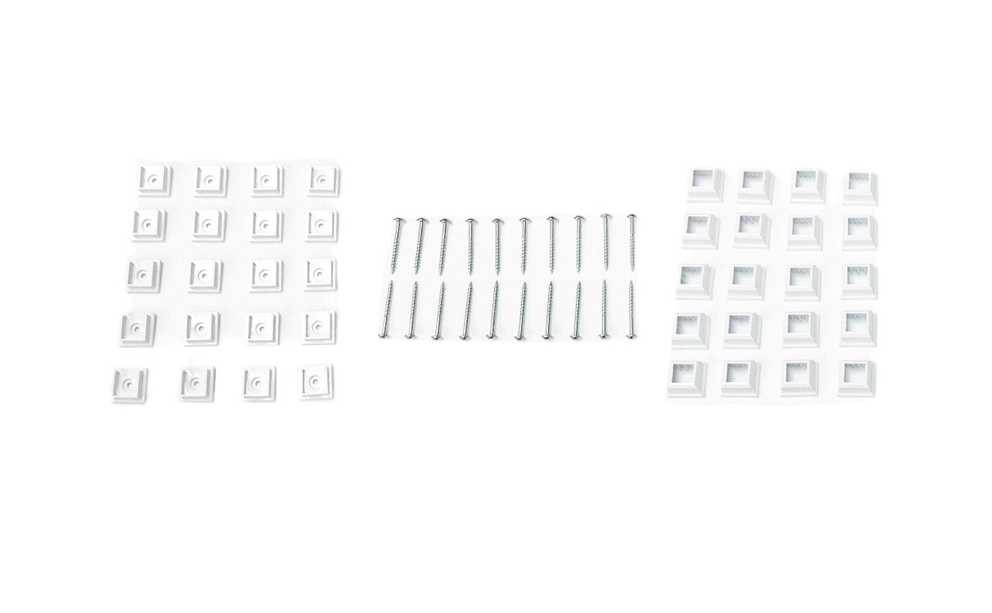 TITAN BUILDING PRODUCTS 3/4-in x 25-in Snap'n Lock Balusters White Plastic Square Deck Baluster (10-Pack)