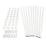 TITAN BUILDING PRODUCTS 3/4-in x 32-in Snap'n Lock Balusters White Aluminum Round Deck Baluster (10-Pack)