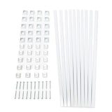 TITAN BUILDING PRODUCTS 3/4-in x 25-in Snap'n Lock Balusters White Aluminum Square Deck Baluster (10-Pack)