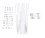 TITAN BUILDING PRODUCTS 3/4-in x 25-in Snap'n Lock Balusters White Aluminum Square Deck Baluster (10-Pack)