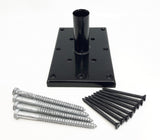 TITAN BUILDING PRODUCTS 7.5-in x 5-in Titan post anchor Galvanized and Powder-coated Painted Galvanized Steel Post Connector
