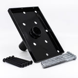 TITAN BUILDING PRODUCTS 7.5-in x 5-in Titan post anchor Galvanized and Powder-coated Painted Galvanized Steel Post Connector