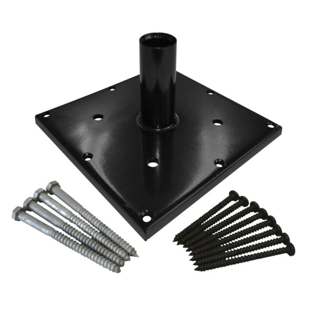 TITAN BUILDING PRODUCTS 9.5-in x 9.5-in Titan post anchor Galvanized and Powder-coated Painted Galvanized Steel Post Connector