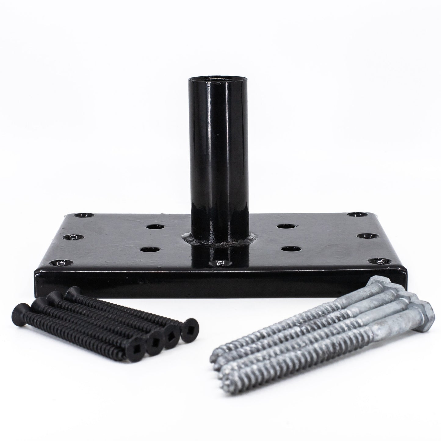 TITAN BUILDING PRODUCTS 7.5-in x 5-in Titan post anchor Galvanized and Powder-coated Painted Galvanized Steel Post Connector