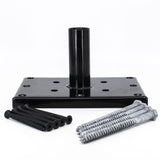 TITAN BUILDING PRODUCTS 7.5-in x 5-in Titan post anchor Galvanized and Powder-coated Painted Galvanized Steel Post Connector