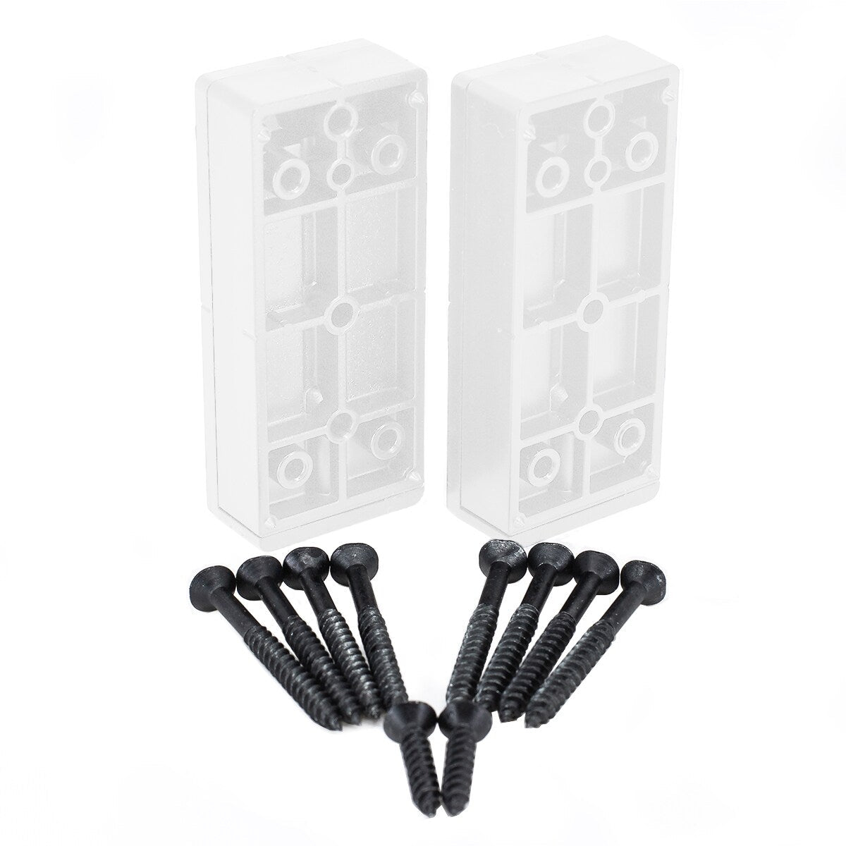 TITAN BUILDING PRODUCTS 3.5-in x 1.5-in Shadow rail connector Polycarbonate Plastic Post Connector
