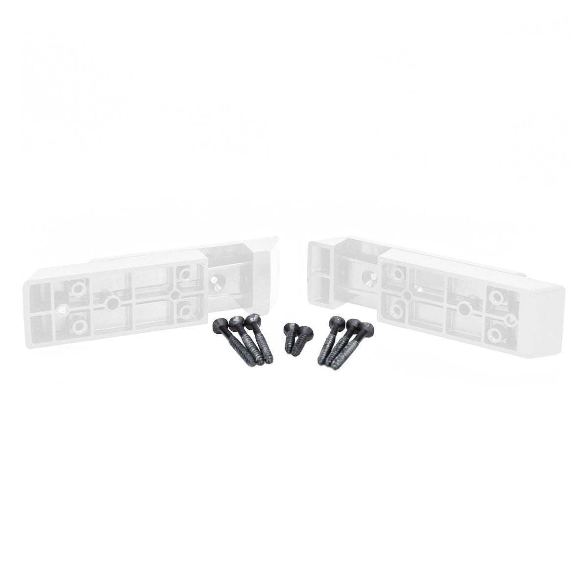 TITAN BUILDING PRODUCTS 3.5-in x 1.5-in Shadow rail connectors Polycarbonate Plastic Stair Connector