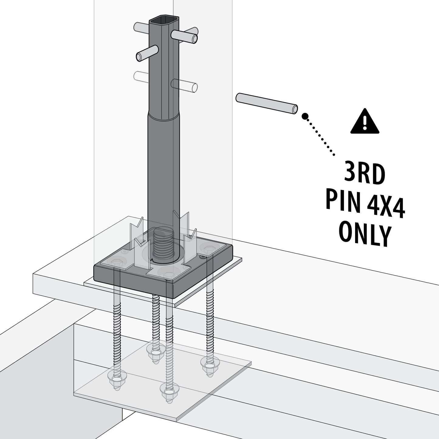 TITAN BUILDING PRODUCTS 5.5-in x 5.5-in Post anchoring accessories Hot Zinc Galvanized Steel Post Connector
