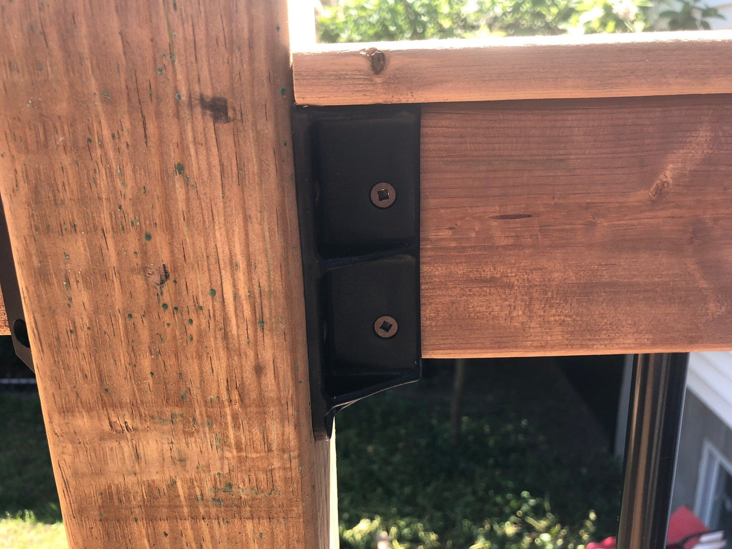 Fence & Deck Rite 4.34-in Black Polypropylene Bracket For Wood Fence 48-Pack