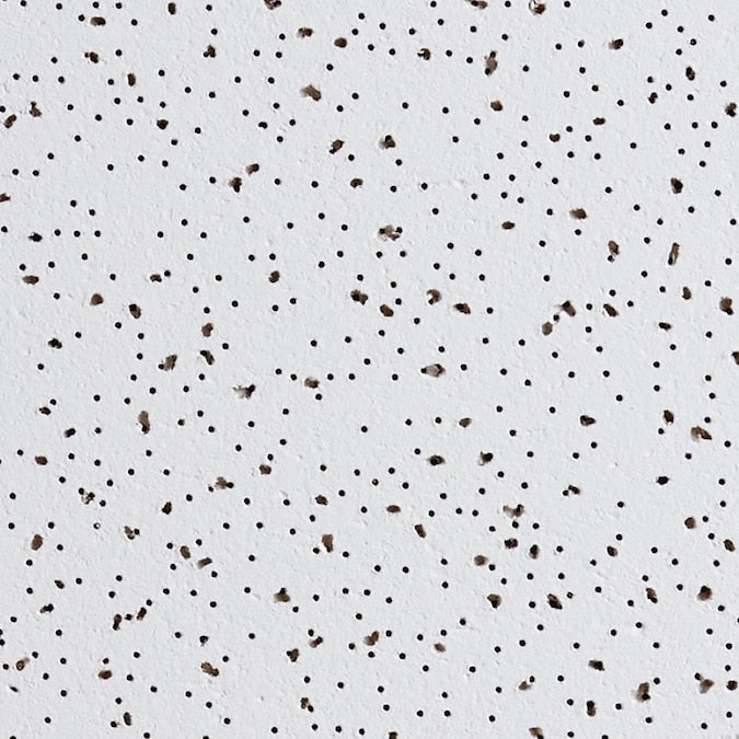 USG Ceilings 4-ft x 2-ft White Mineral Fiber Drop Ceiling Plank (6-Pack, 48-sq ft / Case)