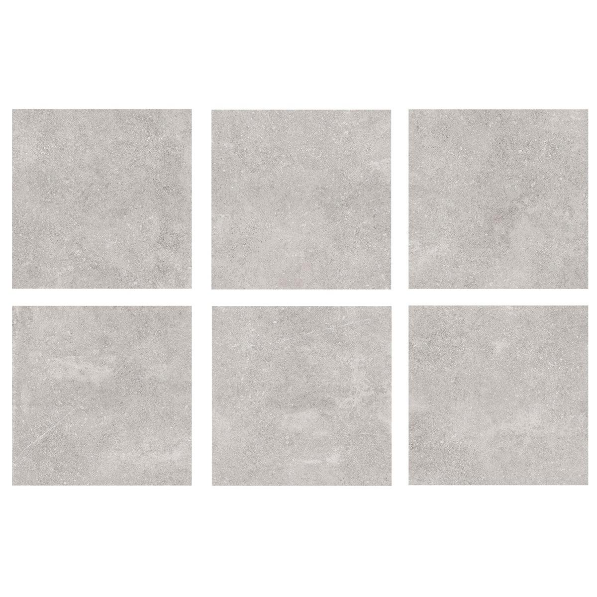 Giorbello Ambience Natural Silver 24-in x 24-in Matte Porcelain Stone Look Floor Tile (12-sq. ft/ Carton)