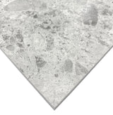 Giorbello Ambience Terrazzo Silver 24-in x 24-in Matte Porcelain Stone Look Floor Tile (12-sq. ft/ Carton)