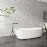 Giorbello Ambience Terrazzo Silver 24-in x 24-in Matte Porcelain Stone Look Floor Tile (12-sq. ft/ Carton)