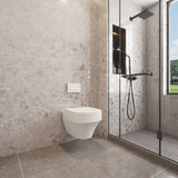 Giorbello (Sample) Ambience Terrazzo Ivory 24-in x 24-in Matte Porcelain Stone Look Floor and Wall Tile