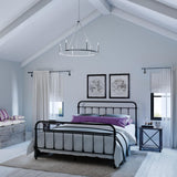 Progress Lighting Gilliam 6-Light Brushed Nickel Farmhouse Chandelier