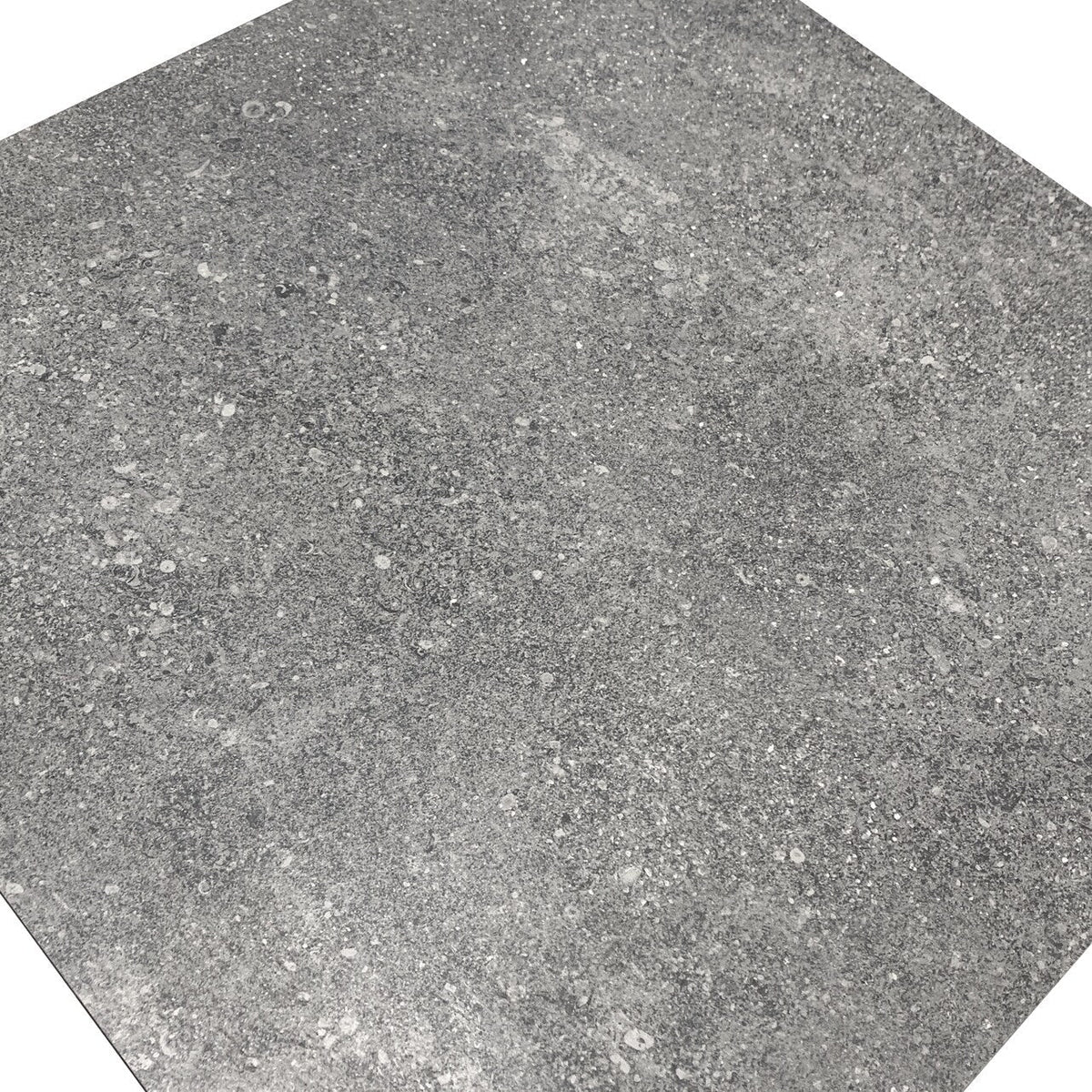 Giorbello (Sample) Ambience Natural Deep Gray 24-in x 24-in Matte Porcelain Stone Look Floor and Wall Tile