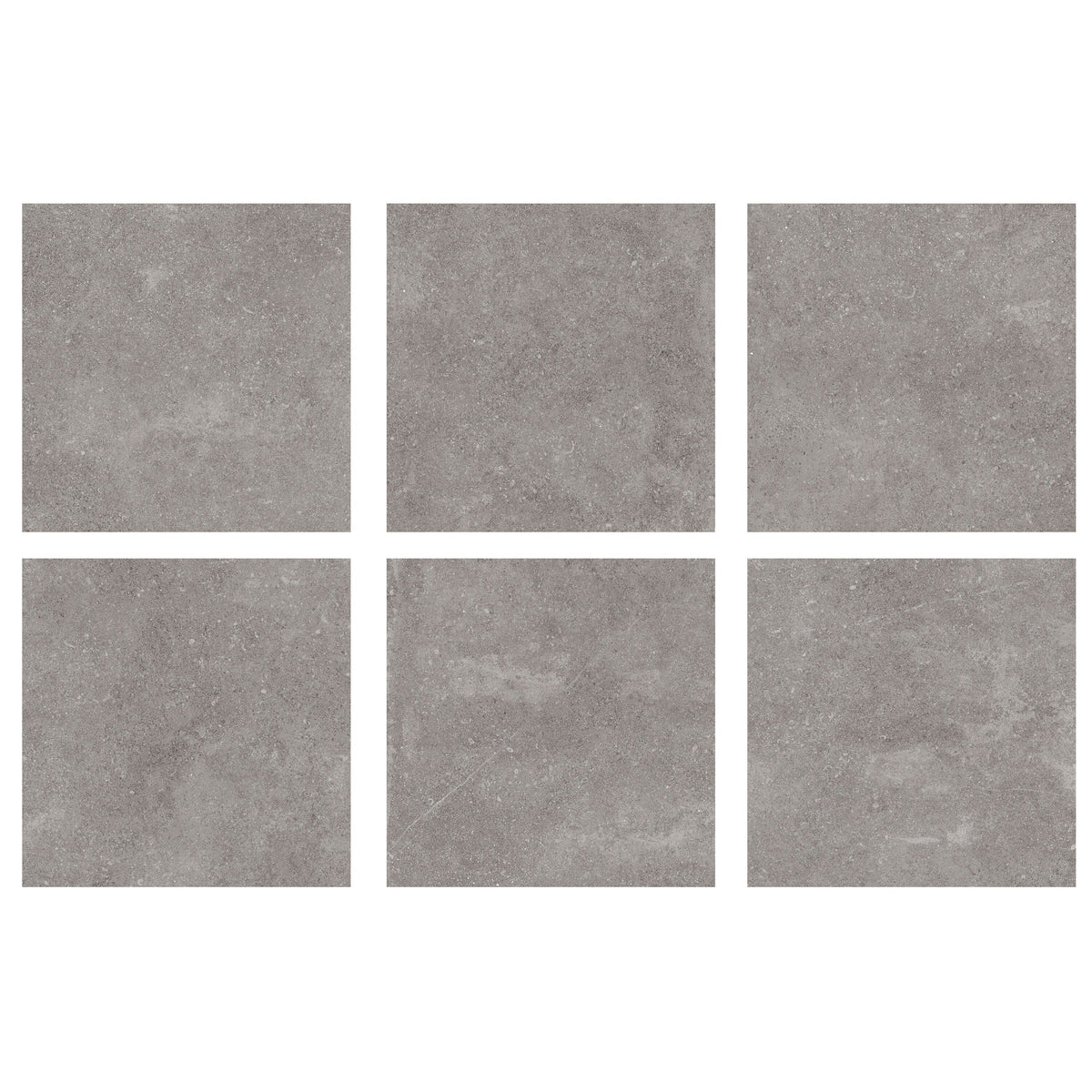 Giorbello Ambience Natural Gray 24-in x 24-in Matte Porcelain Stone Look Floor Tile (12-sq. ft/ Carton)