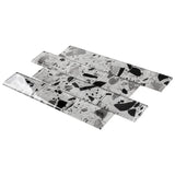 Giorbello Silver Moonstone 3-in x 6-in Glossy Glass Stone Look Wall Tile (5-sq. ft/ Carton)