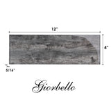 Giorbello (Sample) Platinum Oak 4-in x 12-in Glossy Glass Wood Look Wall Tile
