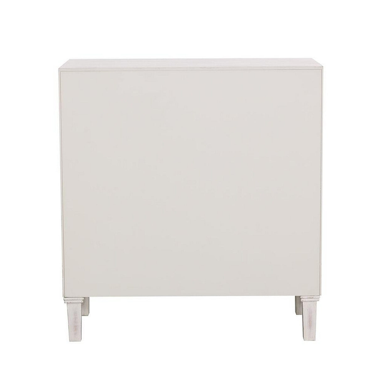 Benzara Whitewash Accent Chest