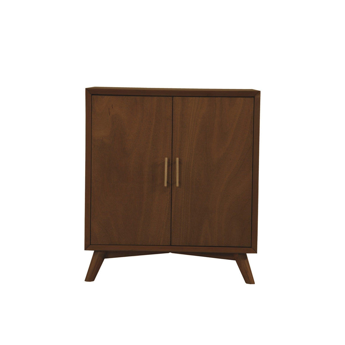 Benzara 32-in x 36-in Brown Square Bar Cabinet