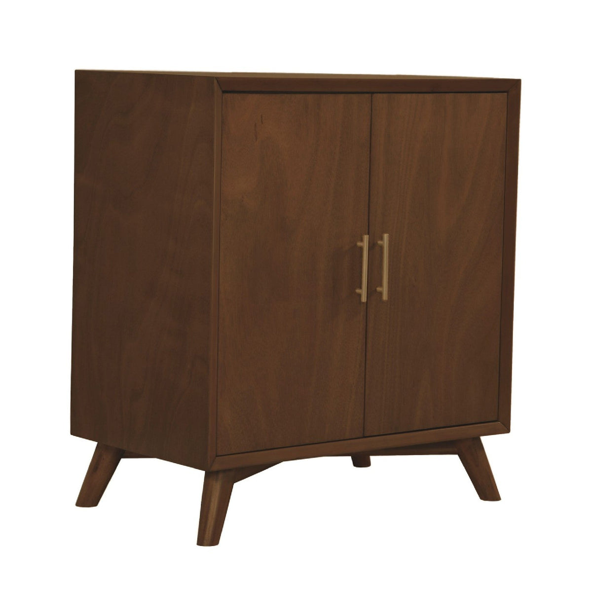 Benzara 32-in x 36-in Brown Square Bar Cabinet