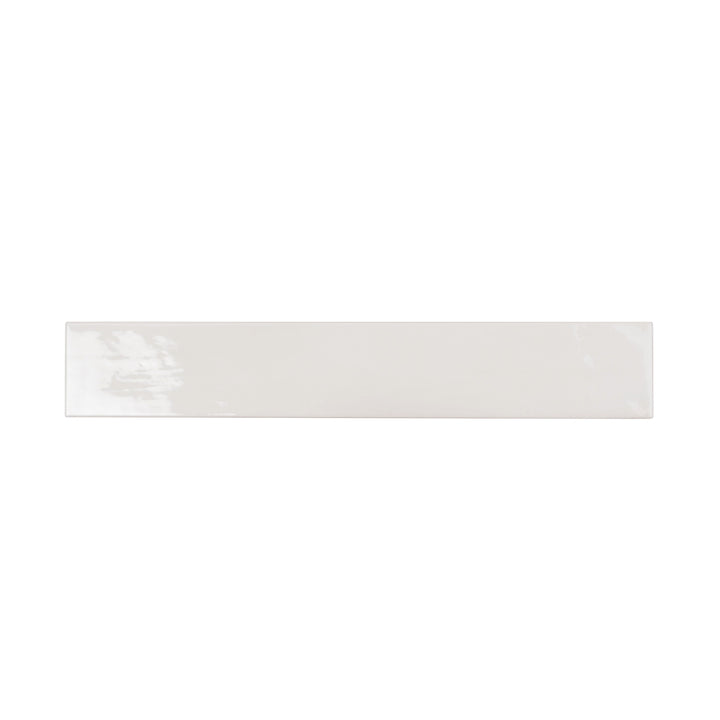 Apollo Tile Silken Ivory White 3-in x 16-in Glossy Ceramic Brick Look Floor and Wall Tile (10.76-sq. ft/ Carton)