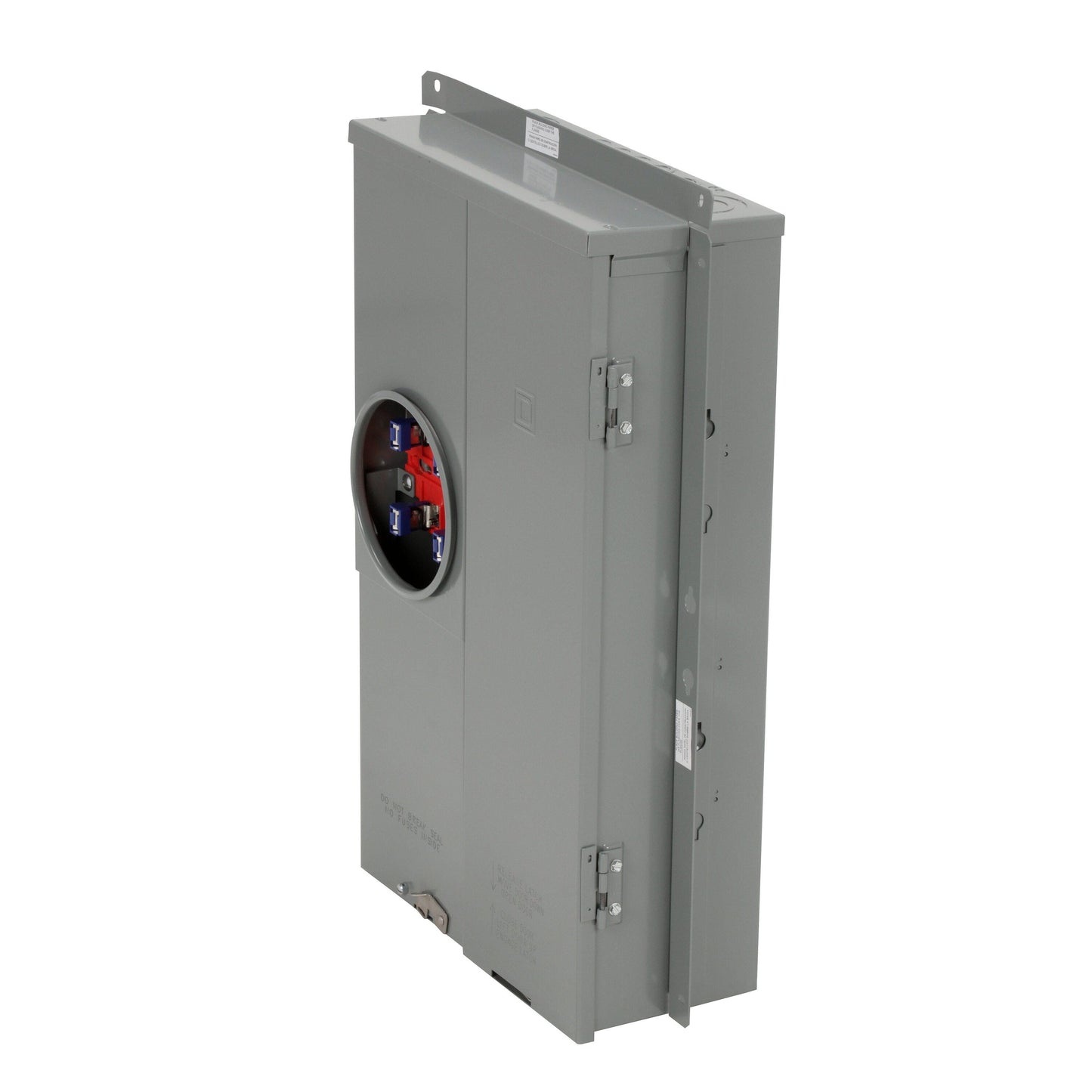 Square D Homeline Ring Type Overhead/Underground 125-Amp 16-space load center - angle view