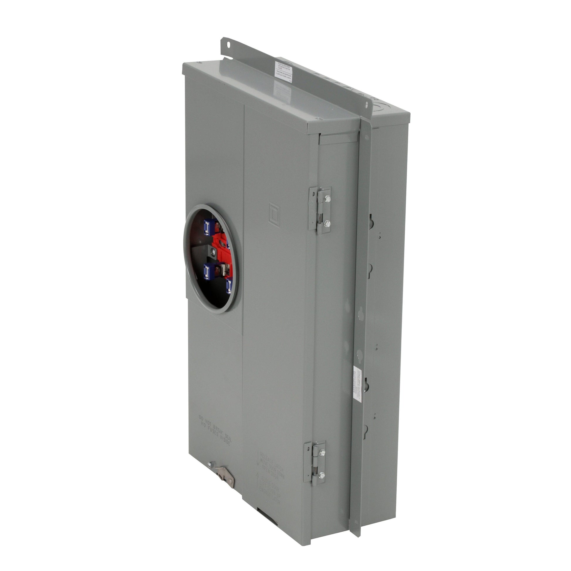 Square D Homeline Ring Type Overhead/Underground 125-Amp 16-space load center - angle view
