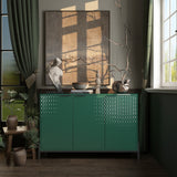 Clihome 15.67-in W x 31.5-in H Mdf Green Freestanding Utility Storage Cabinet