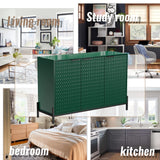 Clihome 15.67-in W x 31.5-in H Mdf Green Freestanding Utility Storage Cabinet