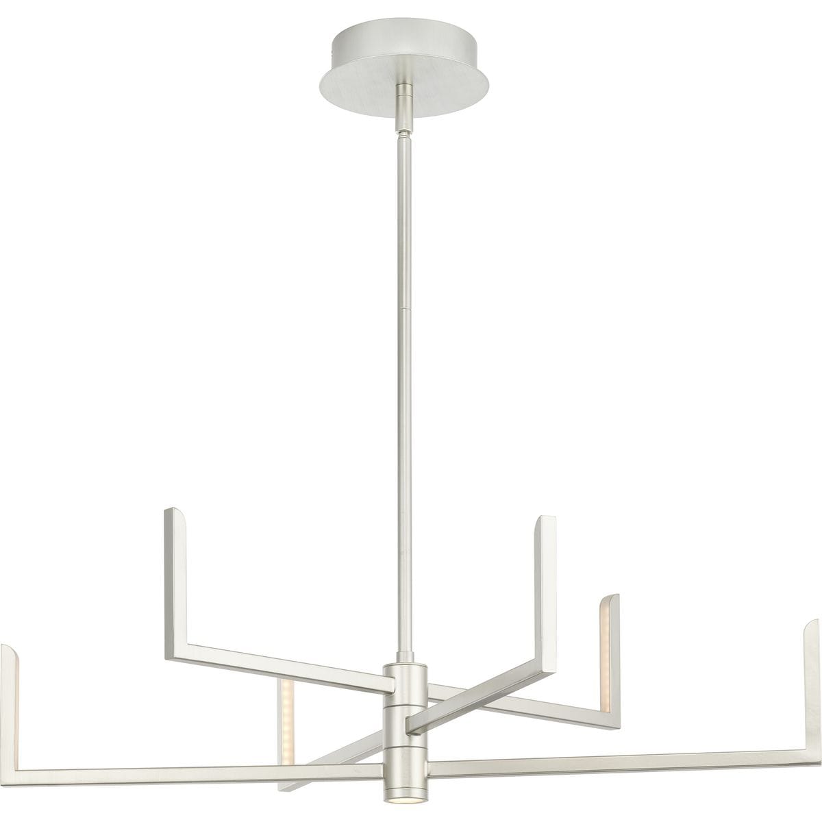 Progress Lighting Pivot Led 7-Light Burnished Gray Modern/ContemporaryLED Chandelier