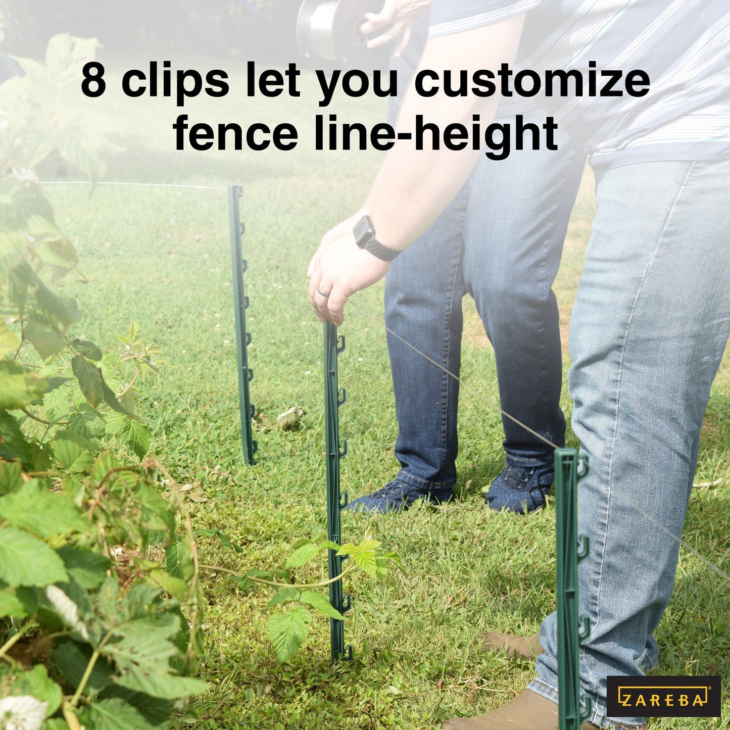 Fi-Shock 0.75-in x 2.52-ft Plastic Electric Fence Post