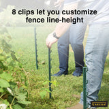 Fi-Shock 0.75-in x 2.52-ft Plastic Electric Fence Post