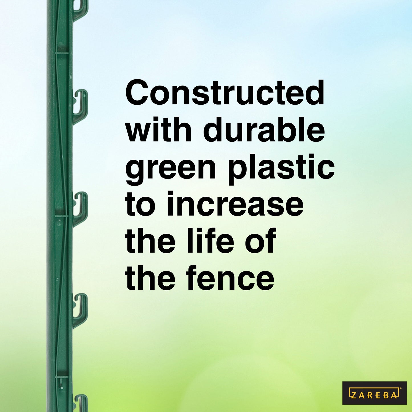 Fi-Shock 0.75-in x 2.52-ft Plastic Electric Fence Post