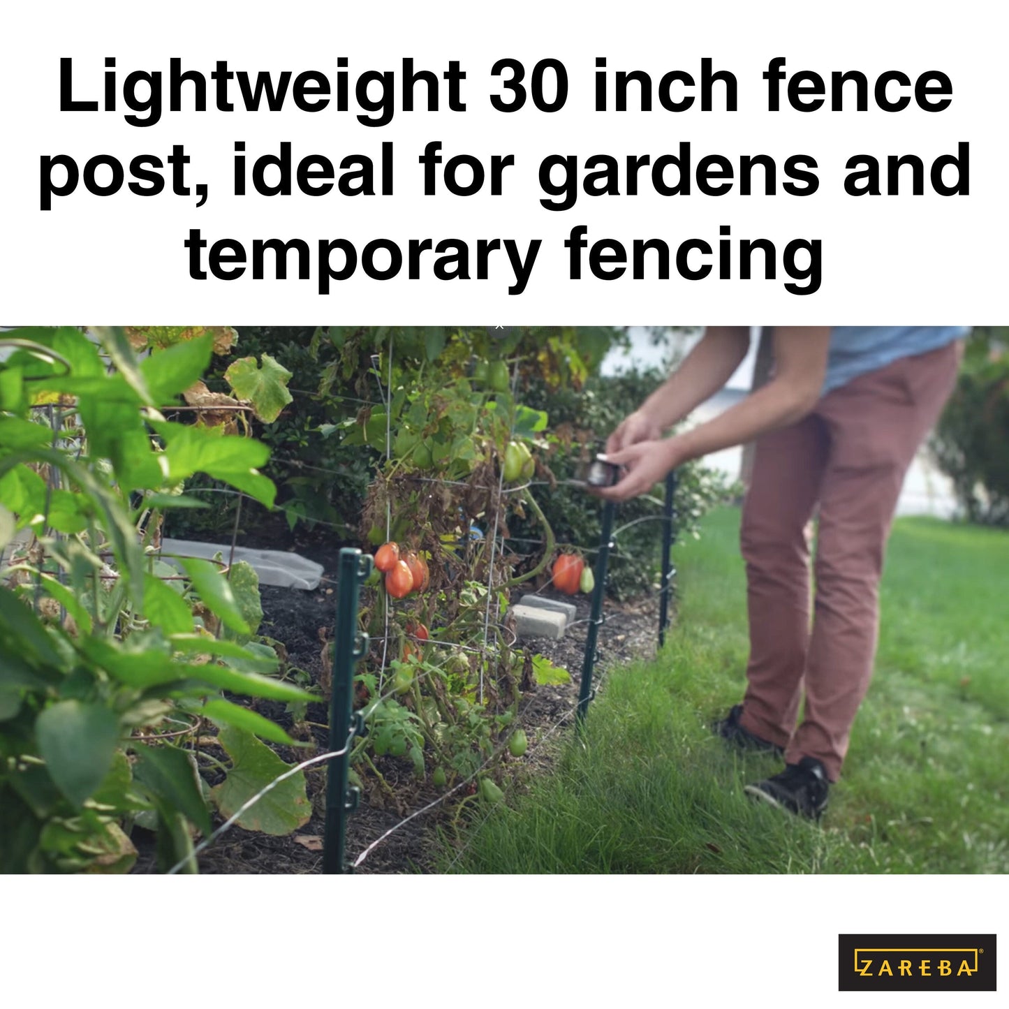 Fi-Shock 0.75-in x 2.52-ft Plastic Electric Fence Post