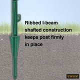 Fi-Shock 0.75-in x 2.52-ft Plastic Electric Fence Post