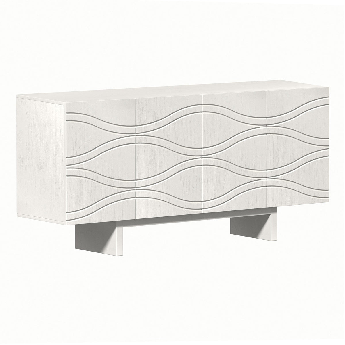 Clihome 15.75-in W x 30.71-in H Mdf White Freestanding Utility Storage Cabinet