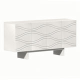 Clihome 15.75-in W x 30.71-in H Mdf White Freestanding Utility Storage Cabinet