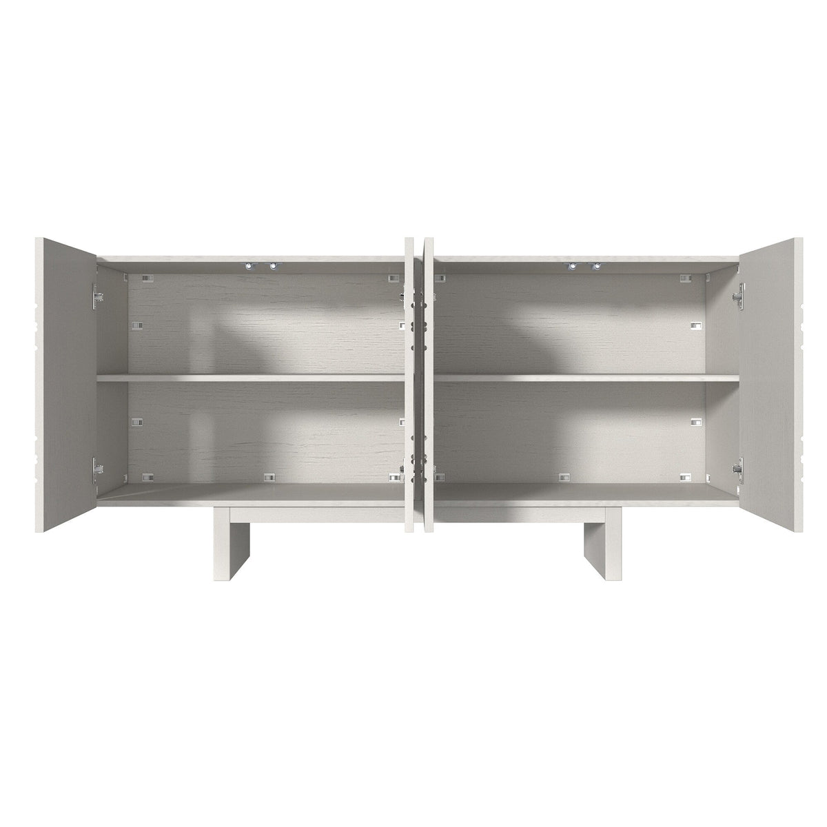 Clihome 15.75-in W x 30.71-in H Mdf White Freestanding Utility Storage Cabinet