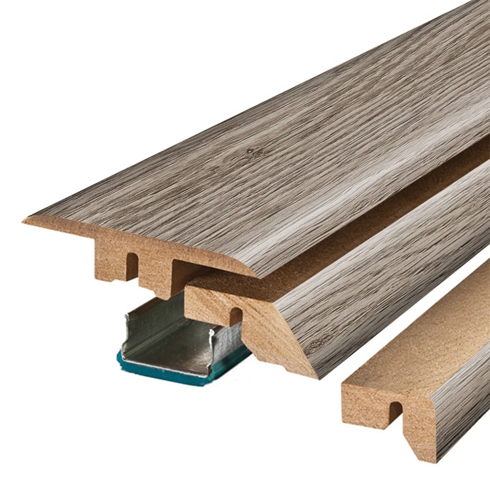 SimpleSolutions 2.37-in x 78.7-in Trenton Oak MDF 4-in-1 Floor Moulding