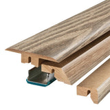 SimpleSolutions 2.37-in x 78.7-in Brentwood Pine MDF 4-in-1 Floor Moulding
