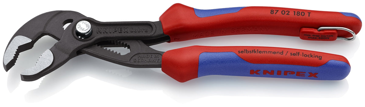 KNIPEX Cobra 7.45-in V-Jaw Pliers