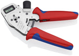 KNIPEX 10.8-in Electrical Crimping Pliers with Digital Display